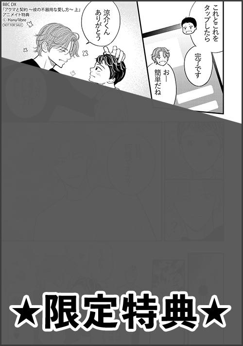 『アクマと契約 ～彼の不器用な愛し方～ 上』アニメイト特典