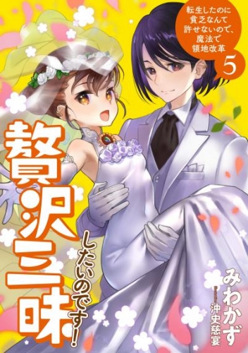 贅沢三昧したいのです！　転生したのに貧乏なんて許せないので、魔法で領地改革５【電子書店共通特典SS付】
