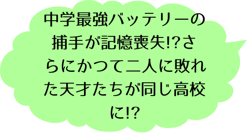 忘却バッテリー 1ののコメント